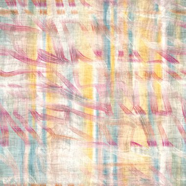 Soyut el çizimi motifleri ile baskı için kusursuz pastel batik desen örneği