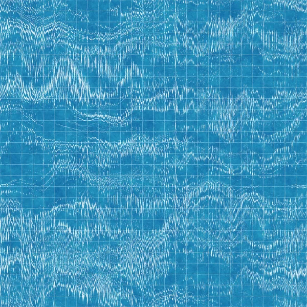 Pola cetak biru cerah yang mulus bagi tekstil dan cetak — Stok Foto