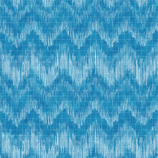 Nahtloses hellblaues Blaudruckmuster für Textilien und Druck — Stockfoto