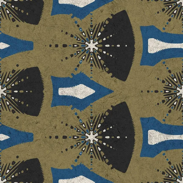 Seamless funky grungy pattern motif for print