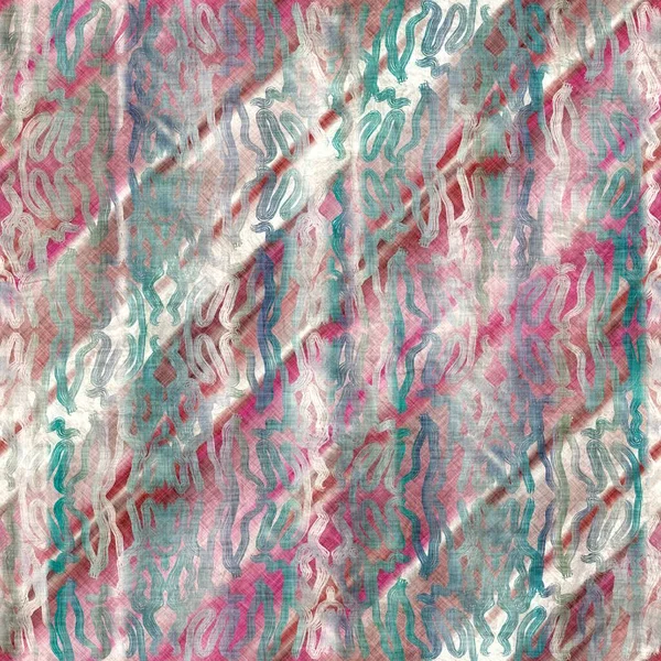 Płynny pastelowy wzór batik do druku z abstrakcyjnymi motywami narysowanymi ręcznie — Zdjęcie stockowe