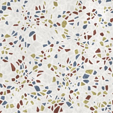 Yüzey tasarımı ve baskısı için kusursuz terrazzo deseni