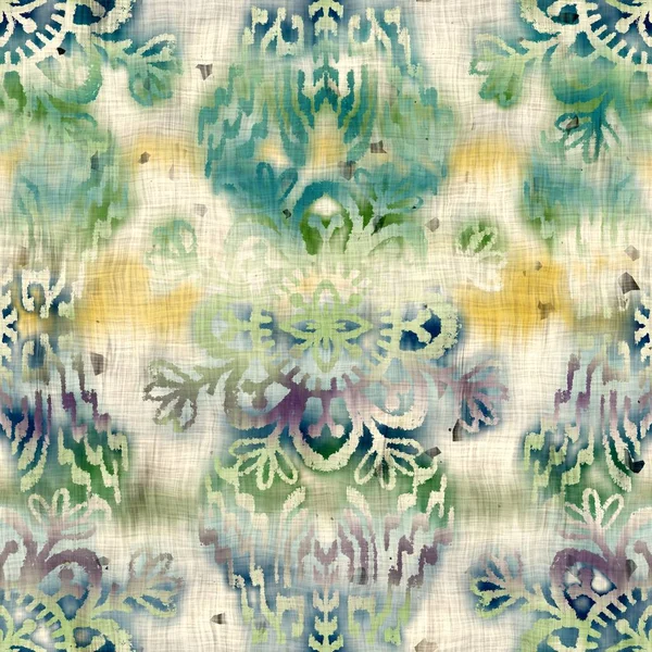 Muestra de patrón de superficie batik sin costuras para imprimir en colores pastel frescos —  Fotos de Stock