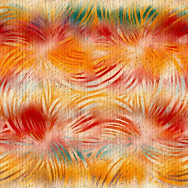 Baskı için kusursuz ombre batik tekstil deseni.