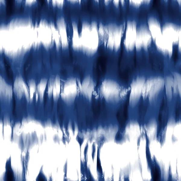 Pola pewarna indigo shibori tak berjahit untuk pencetakan permukaan — Stok Foto