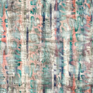 Soyut el çizimi motifleri ile baskı için kusursuz pastel batik desen örneği