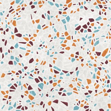 Yüzey tasarımı ve baskısı için kusursuz terrazzo deseni