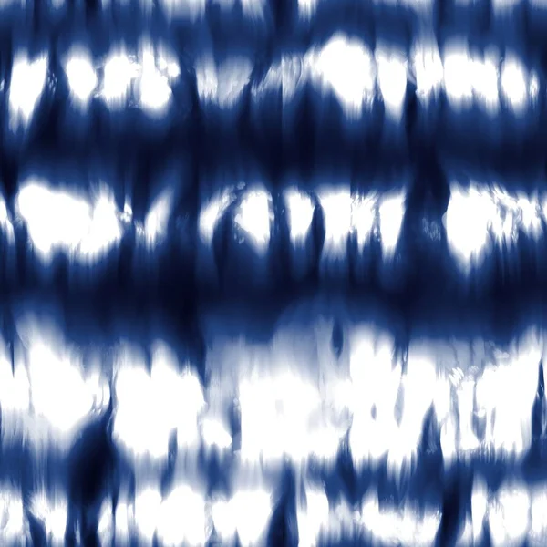 Seamless indigo shibori tie dye pattern for surface print — 图库照片