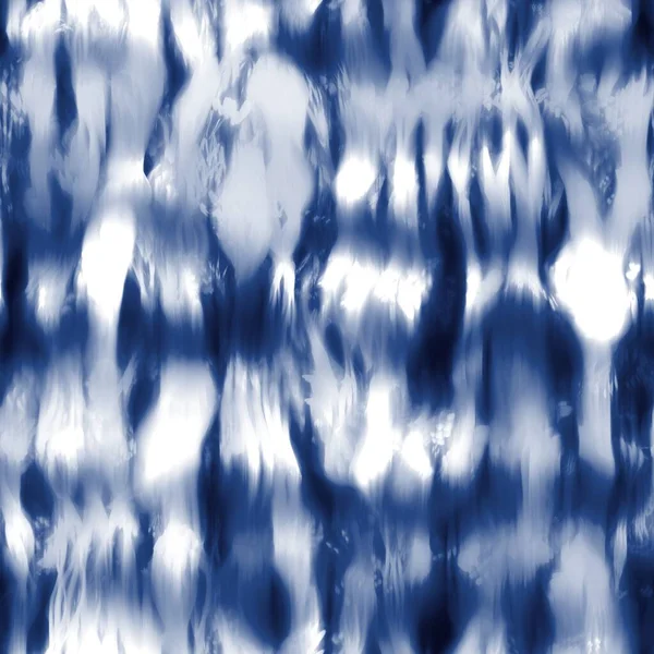 Naadloze indigo shibori tie kleurstof patroon voor oppervlakte print — Stockfoto