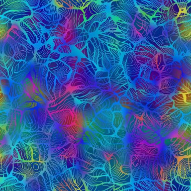 Parmak izi için kusursuz soyut organik şekil