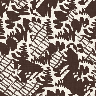 Kusursuz iki tonlu el fırçalanmış efekt deseni örneği