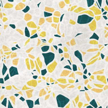 Yüzey tasarımı ve baskısı için kusursuz terrazzo deseni