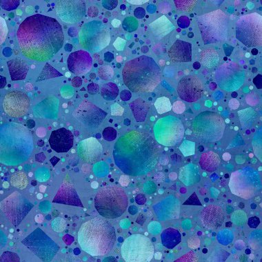 Kusursuz modern soyut rastgele terrazzo desenli örnek.