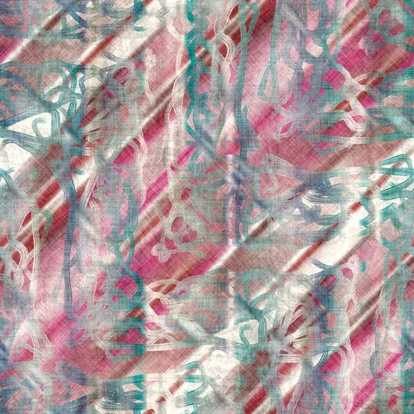 Naadloze pastel batik patroon staal voor print met abstracte handgetekende motieven — Stockfoto