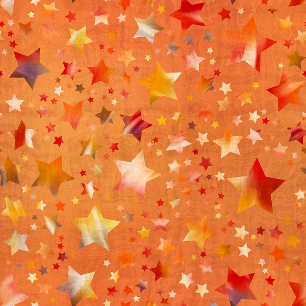 Karmaşık renkler ve dokularda yıldız motifinin kusursuz deseni — Stok fotoğraf