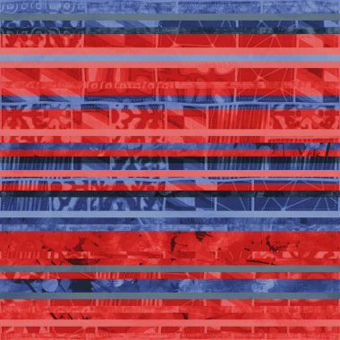 Kusursuz kalça Vogue rastgele moda çizgili desen baskısı