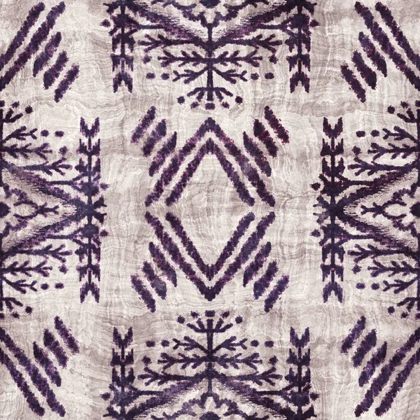 Patrón de motivo de alfombra étnica tribales grumoso sin costuras. — Foto de Stock