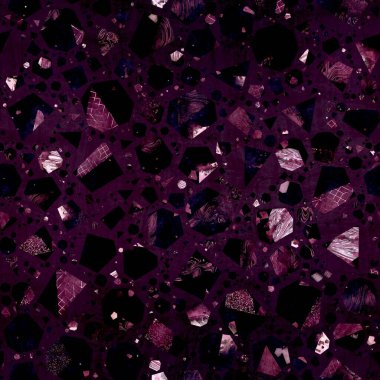 Kusursuz modern soyut rastgele terrazzo desenli örnek.