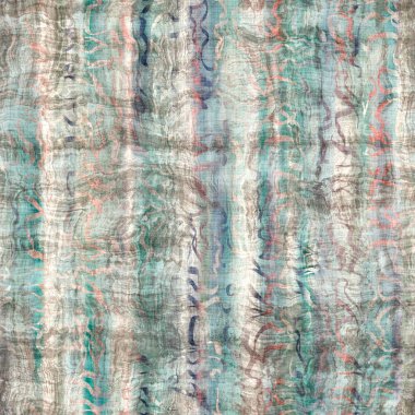 Soyut el çizimi motifleri ile baskı için kusursuz pastel batik desen örneği