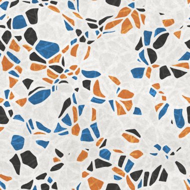 Yüzey tasarımı ve baskısı için kusursuz terrazzo deseni