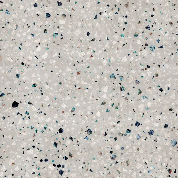 Sömlös modern abstrakt slumpmässig terrazzo mönster swatch — Stockfoto