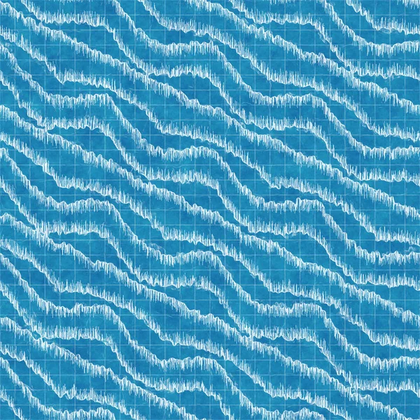Бесшовный ярко-синий рисунок чертежа для текстиля и печати — стоковое фото