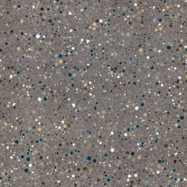 Sömlös modern abstrakt slumpmässig terrazzo mönster swatch — Stockfoto