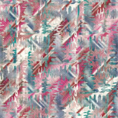 Soyut el çizimi motifleri ile baskı için kusursuz pastel batik desen örneği