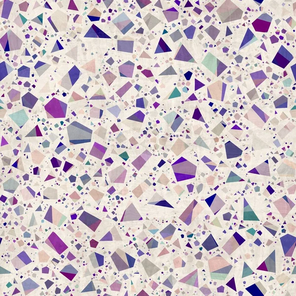 Seamless modern abstract random terrazzo pattern swatch — Stock Photo, Image