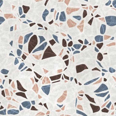 Yüzey tasarımı ve baskısı için kusursuz terrazzo deseni