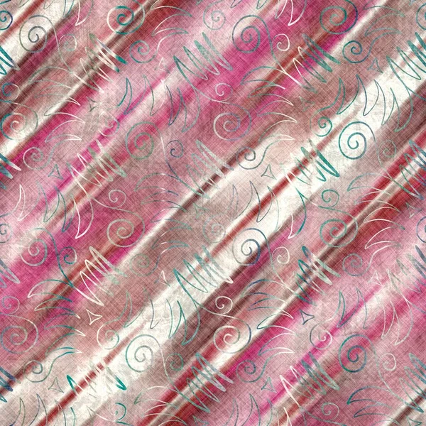 Padrão de batik pastel sem costura swatch para impressão com motivos abstratos desenhados à mão — Fotografia de Stock