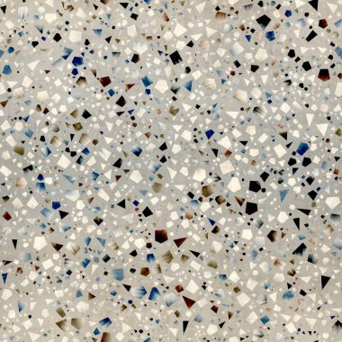 Kusursuz modern soyut rastgele terrazzo desenli örnek.