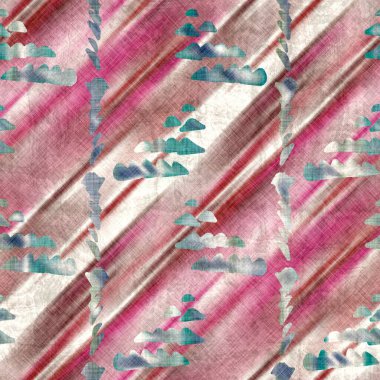 Soyut el çizimi motifleri ile baskı için kusursuz pastel batik desen örneği