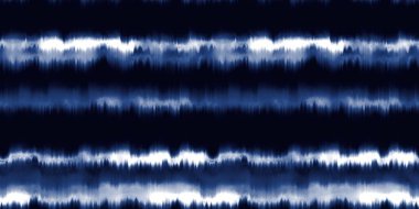 Kusursuz çivit mavisi kravat boyası 1970 'lerin funky hippi yineleme desen örneği yüzey tasarımı ve baskısı için