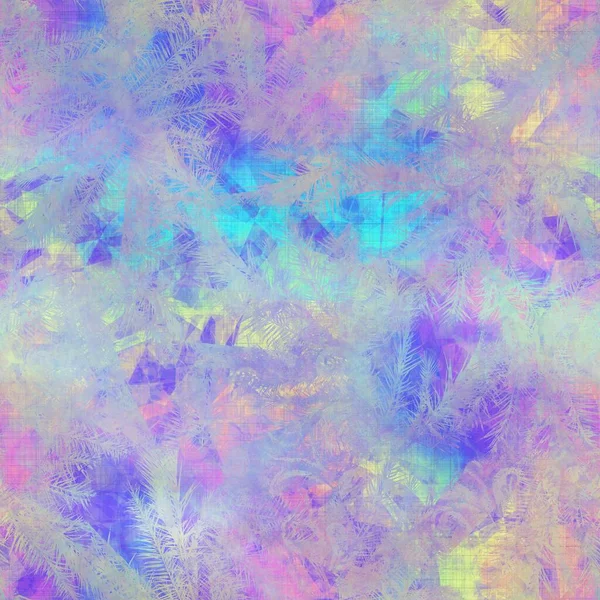 Seamless iridescent rainbow light pattern for print — Stock Photo, Image