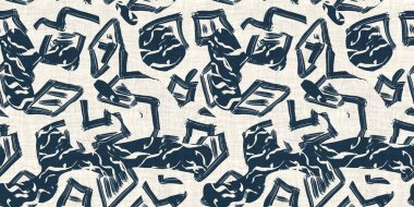 Kusursuz iki ton eli fırçalanmış efekt sınır örneği