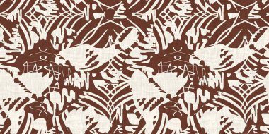 Kusursuz iki ton eli fırçalanmış efekt sınır örneği