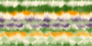 Yüzey tasarımı ve yazdırma için kusursuz çizgili boyalı motif yazdırma kenarı