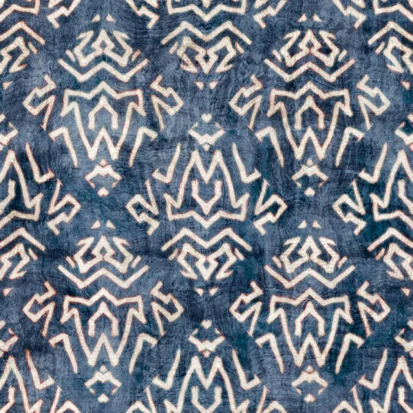 Seamless damask flourish motif Victorian style surface pattern design for print — Stock Photo, Image