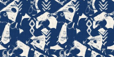 Kusursuz iki ton eli fırçalanmış efekt sınır örneği