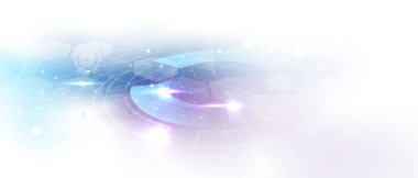 soyut teknoloji iletişim konsepti vektör arkaplanı