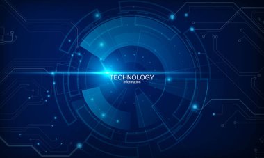 soyut teknoloji iletişim konsepti vektör arkaplanı