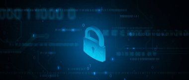 soyut Bilgi Güvenliği Bilgisayar Bilgi Teknolojisi İletişim Vektör Arkaplanı