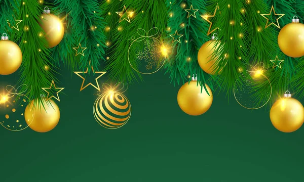 Joyeux Noël Bonne Année Fond — Image vectorielle