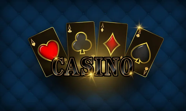 Casino Lyx Vip Inbjudan Med Konfetti Fest Gambling Banner Bakgrund — Stock vektor