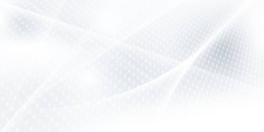 Dinamik dalgalı soyut gri arkaplan posteri. teknoloji ağı Vektör illüstrasyonu.