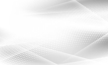 Dinamik dalgalı soyut gri arkaplan posteri. teknoloji ağı Vektör illüstrasyonu.