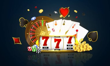 Kumarhane fişleri kumar için gerçekçi jetonlar, rulet ya da poker için para,