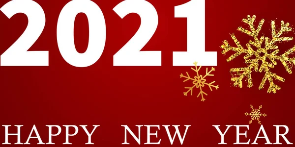 2021 Frohes Neues Jahr — Stockvektor