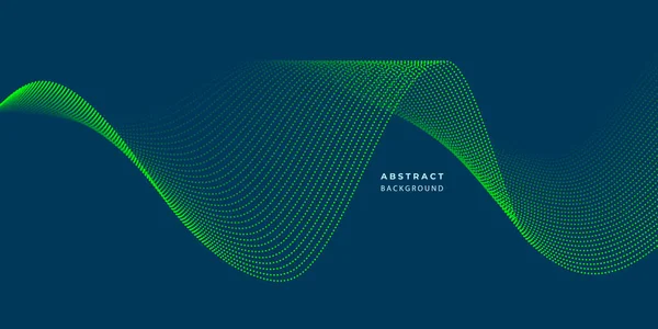 ダイナミック三角形の抽象的な青のパターンと背景ポスター 技術粒子ミストネットワークサイバーセキュリティベクトル図 — ストックベクタ